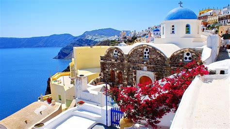 Free Download Santorini Greece Wallpaper 1069563 1920x1200 For Your