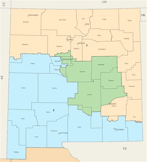 Filenew Mexico Congressional Districts 118th Congresssvg Wikimedia