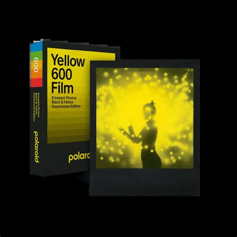 Polaroid Duochrome Film For 600 Black And Yellow Edition Photodom Shop