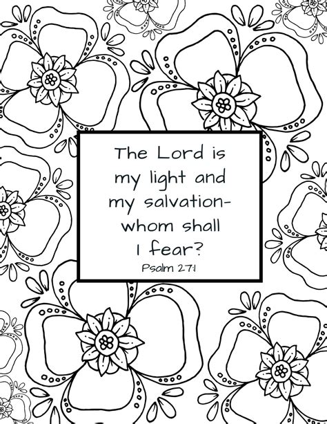 Free Printable Bible Verses Coloring Pages