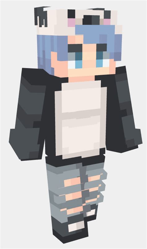 Ɓℓυєaηgєℓ Blue Panda Male Version In Desc Minecraft Skin