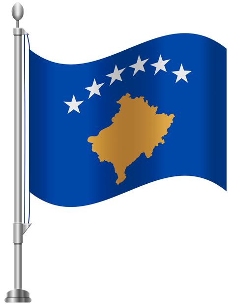 A woman from cumbria is stuck in kosovo after its borders were closed because of coronavirus. Kosovo Flag PNG Clip Art - Best WEB Clipart