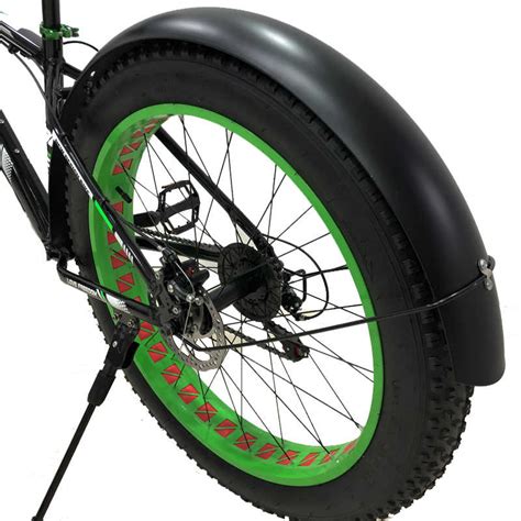 Frontrear Fat Tire Mud Guards Mudguard Fender Suit E Bike Wing For 26