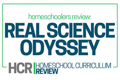 Real Science Odyssey Reviews Homeschool Curriculum Review