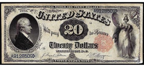 1880 20 Legal Tender Note Bk Auctions