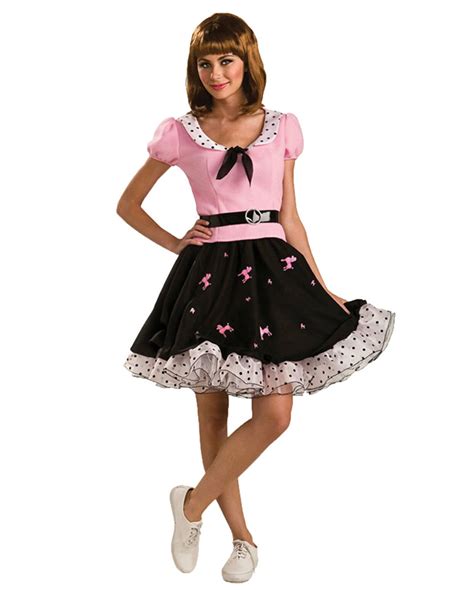 50s Rock N Roll Costume Dress 50 S Theme Party Costume Karneval