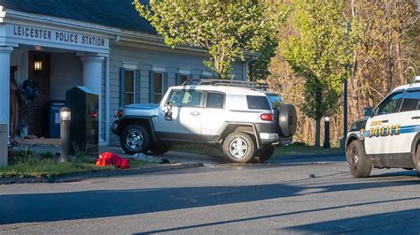 officers fatally shoot man who rammed his suv into a massachusetts police station district