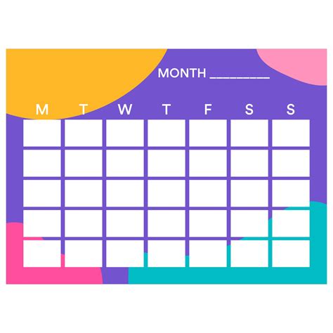 10 Best Kindergarten Monthly Calendar Printable Pdf For Free At Printablee