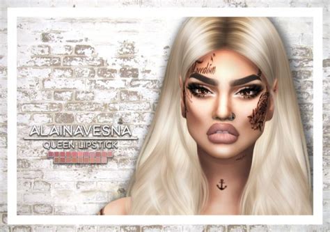 Alaina Vesna Queen Lipstick Sims 4 Downloads