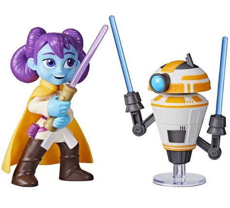 Lys Solay And Training Droid Hasbro Young Jedi Adventures 4 Star