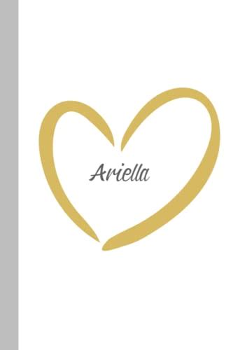 Ariella Personalized Love Notebook Personalised Name Journal For