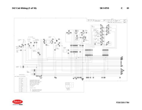 1867 1987 Peterbilt 359 Complete Electrical Wiring Diagrams