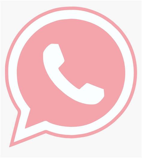 Pink Whatsapp Logo For App Design