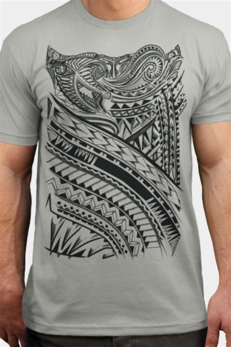 Maori Tattoo Tshirt Designs Mens Tshirts Maori Tattoo