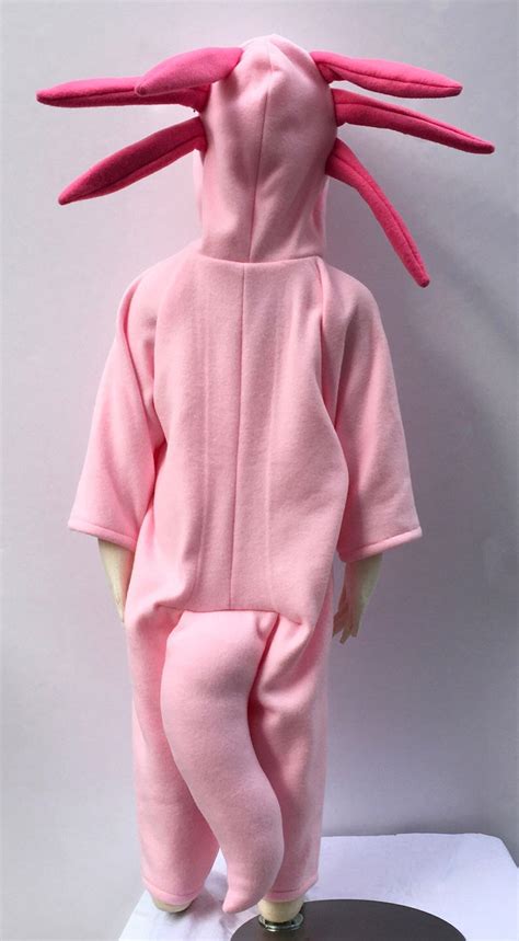 Axolotl Fleece Child And Youth Size Costume Kids Axolotl Etsy