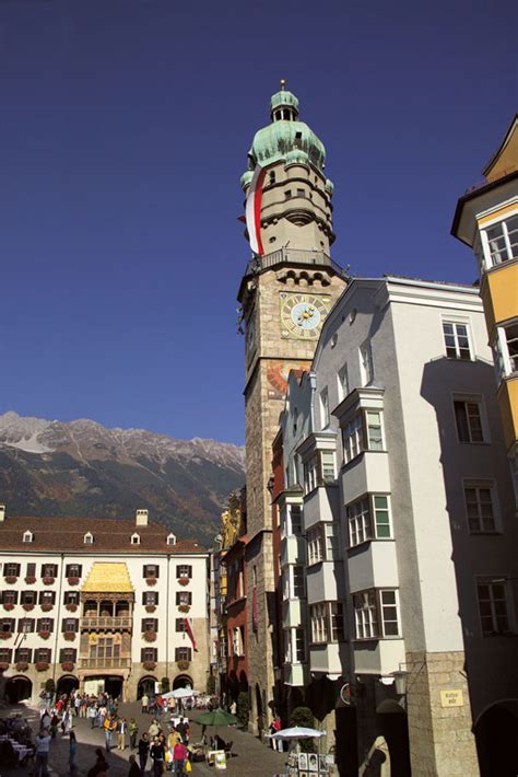 City Tower In Innsbruck Collection Pictures Geography Im Austria