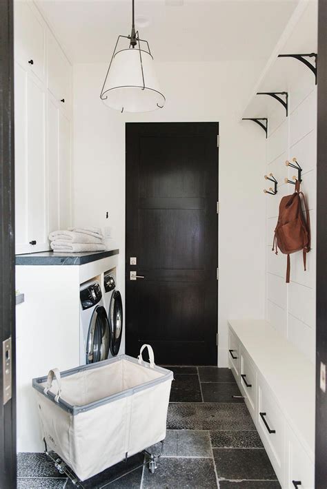 Modern Cabin Mudroom And Laundry Room Studio Mcgee Design