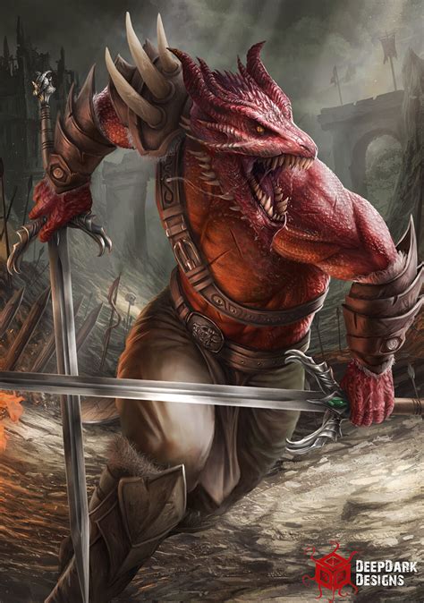 Artstation Dragonborn Jackson Tjota In 2021 Dungeons And Dragons