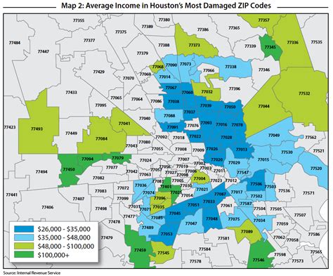 Houston Area Zip Code Map Printable