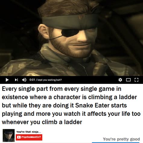 What A Thrill Metal Gear Solid 3 Snake Eater Know