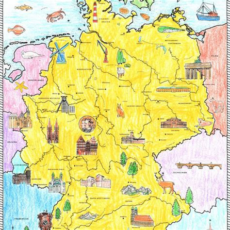 / die vorlage braucht ihr einfach nur. Deutschlandkarte PDF | Labbé