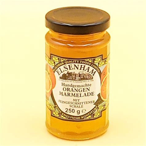 Orangen Marmelade Mit Feingeschnittener Schale Von Elsenham 250g