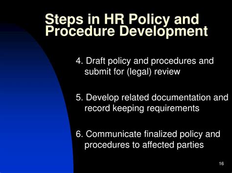 Ppt Human Resources Management Policies And Procedures Powerpoint