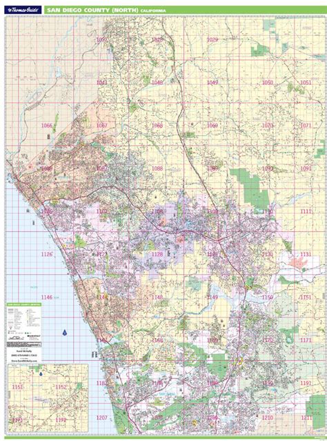 North County San Diego Map Zip Code Map