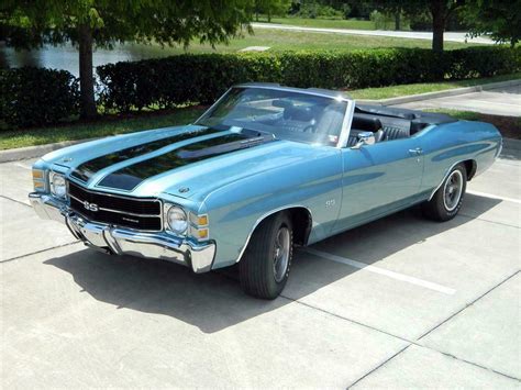 1971 Chevrolet Chevelle Ss Ls5 Convertible Front 34 154042
