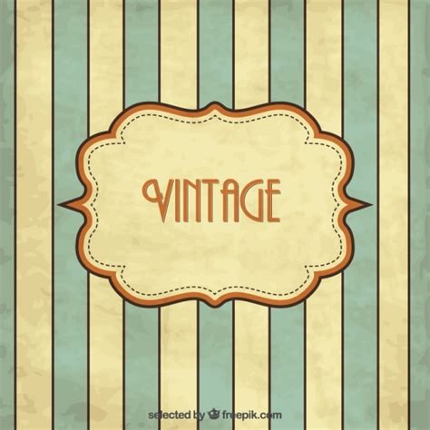 Free Vector Striped Vintage Background