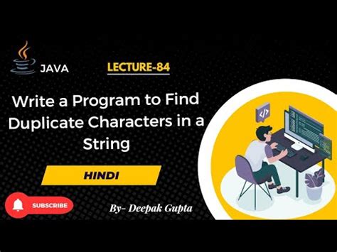 Core Java Part Program To Find Duplicate Characters In A String In Java String Corejava