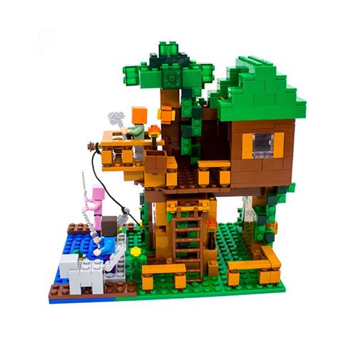 This video is for all of you passionate about lego city great vehicles, for all afol/lego collectors out there. Juguete Bloques Casa Del Arbol Minecraft 406 Unidades ...