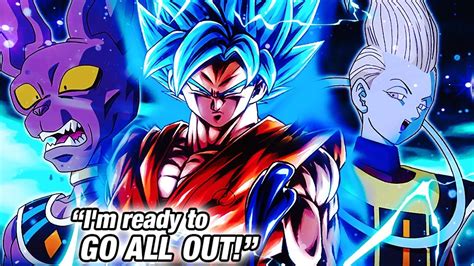 In english dub and japanese! The DB God Ki Team's BEST! 598% Super Saiyan Blue Goku ...
