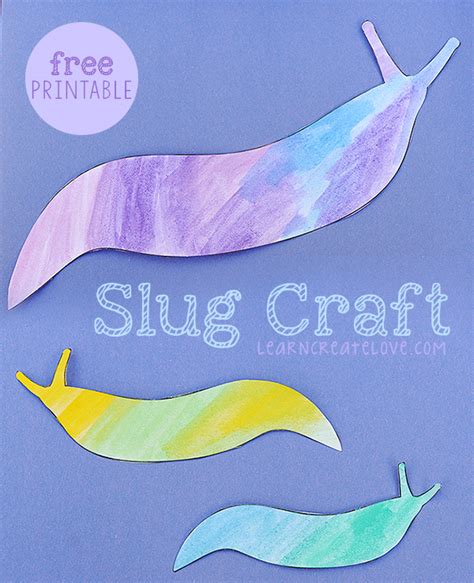 Slug Printable Craft