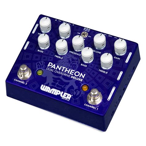 Wampler Dual Pantheon Deluxe Overdrive Pedal Glued To Music