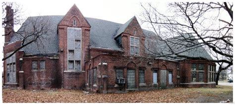 Mark Twain Library Branch Detroit Michigan Destroyed 2011