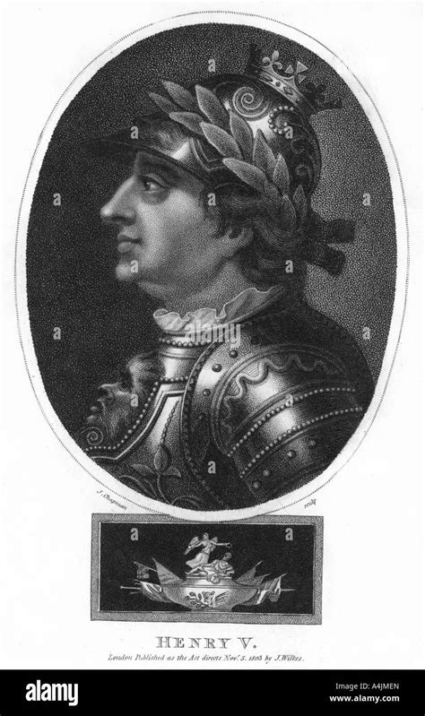 Henry V King Of England 1803artist J Chapman Stock Photo Alamy