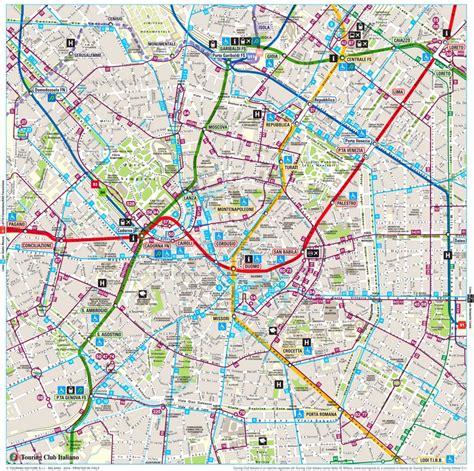 Detailed Tourist Maps Of Milan Italy Free Printable Maps Of