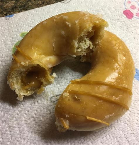 Foodstuff Finds Salted Caramel Original Filled Doughnut Krispy Kreme