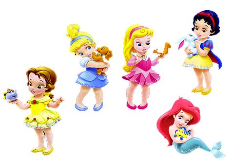 Disney Baby Princesses Clipart Hd Png Download Transparent Png Image
