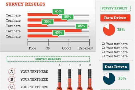 Survey Results Infographic Slides P1 Creative Powerpoint Templates