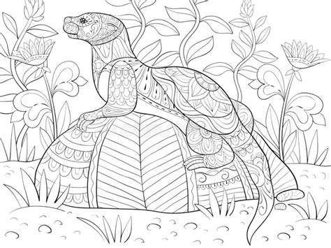 Adult Coloring Bookpage A Cute Otter Image For Relaxingzen Art Style