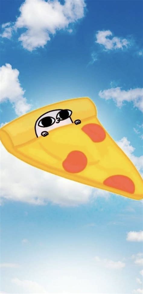 Ketnipz Wallpaper Pizza In The Sky Funny Meme Wallpaper For Iphone