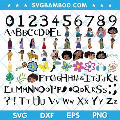 Disney Encanto SVG Bundle, Encanto Characters SVG Bundle