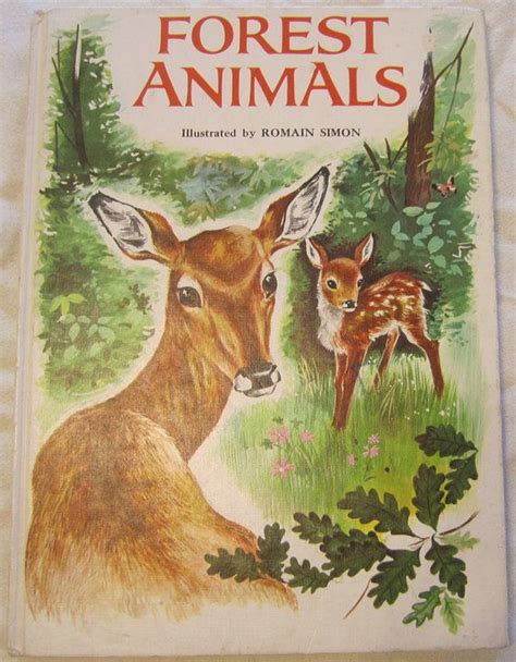 Book Baby Deer Forest Animals Bambi Book Covers Journals Moose Art