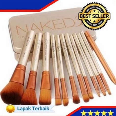 Jual Harga Suplier Isi 12 Kuas Make Up Brush Naked 3 Naked3 Brush Set Kit Di Lapak