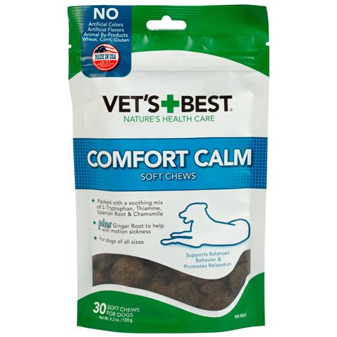 Vets Best Comfort Calm Soft Chews For Dogs Count Of 30 Petco Dog