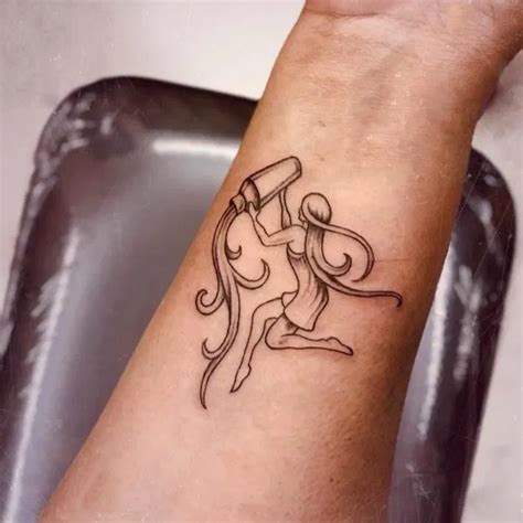 As we were saying, the image of a man, holding a pot with water pouring out of it, is quite a popular tattoo design among people who were born under aquarius zodiac sign if not the most popular! Aquarius tattoo designs which are modern and futuristic ...