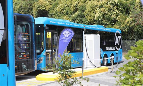 New Zealand S First Fully Electric Bus Depot Unveiled