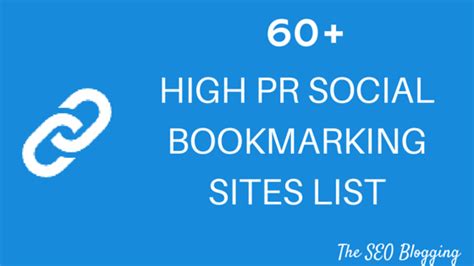 High Pr Dofollow Social Bookmarking Sites List The Seo Blogging Bookmarking Sites